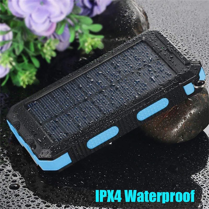 Ultra High Capacity Solar Power Bank With Fast Charging Waterproof Design 2