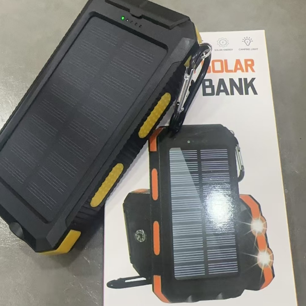 Ultra High Capacity Solar Power Bank With Fast Charging Waterproof Design 6