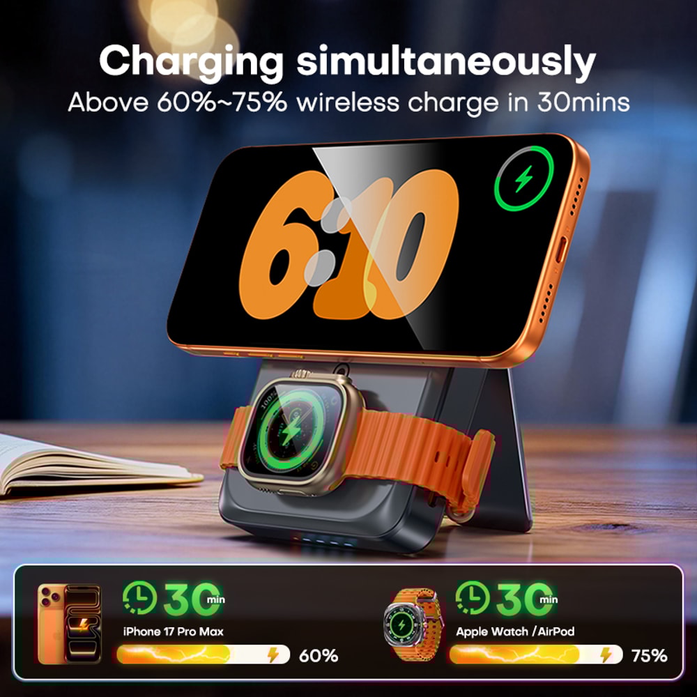 Magnetic Power Bank Fast Wireless Charger 2