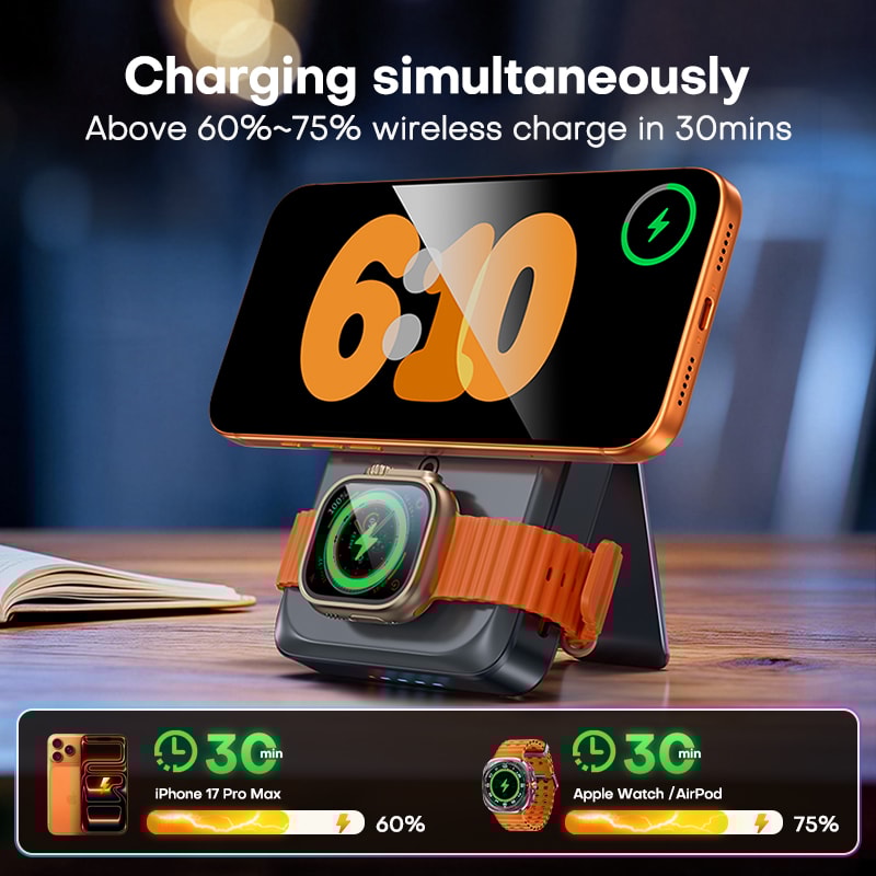 Magnetic Power Bank Fast Wireless Charger 2