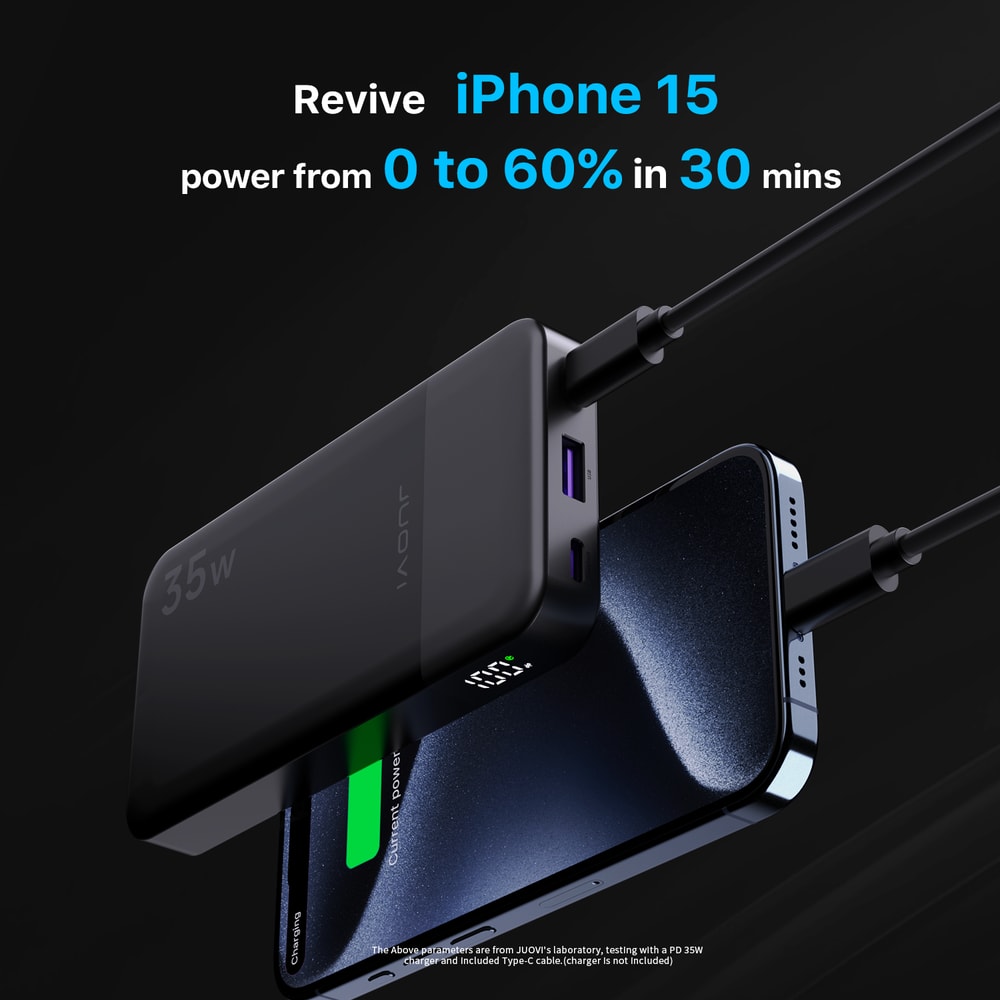 JUOVI Fast Charging Power Bank For IPhone 1