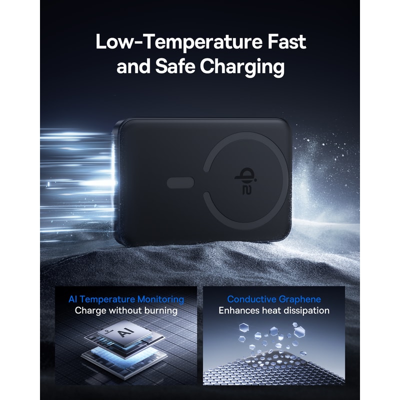 Baseus Magnetic Power Bank With Wireless Fast Charging 5