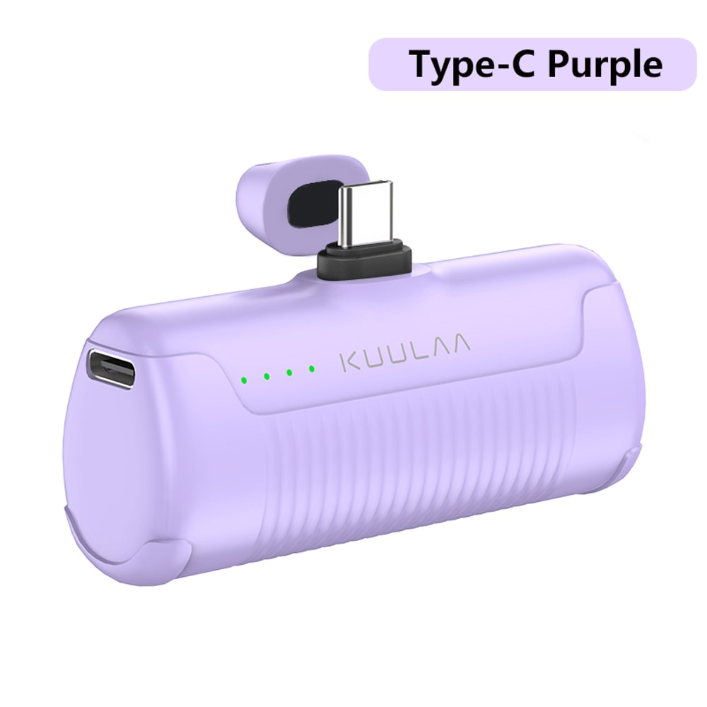 KUULAA Mini Portable Power Bank For IPhone Android 8