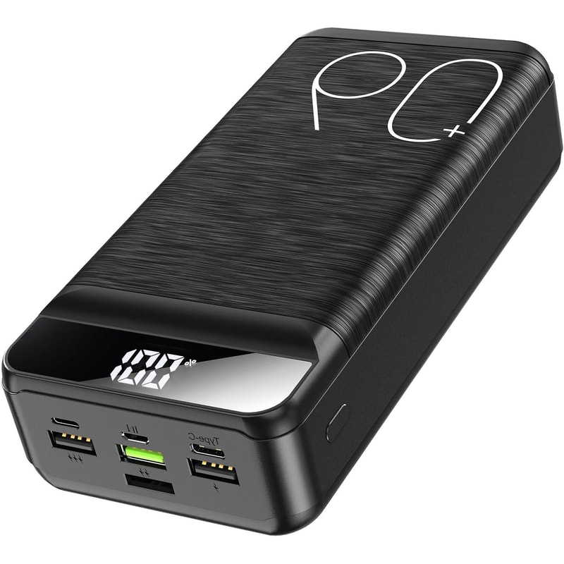 Fast Charging Power Bank Portable QC External Battery for iPhone, iPad & Xiaomi