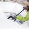 Retractable Aluminum Snow Shovel Portable Ice & Winter Shovel Tool