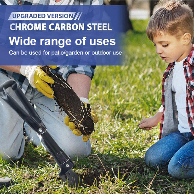 Foldable Camping Shovel Portable Multifunctional Tool for Hiking & Outdoor Adventure