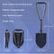 Foldable Camping Shovel Portable Multifunctional Tool for Hiking & Outdoor Adventure