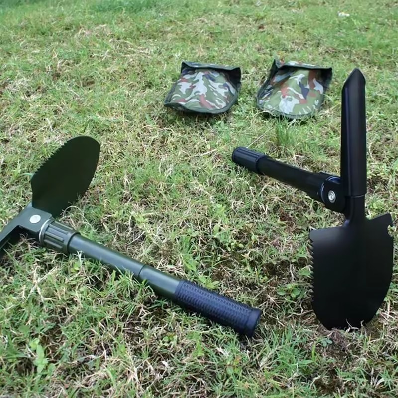 Compact Folding Shovel – Mini Outdoor Survival Tool & Portable Gardening Tool