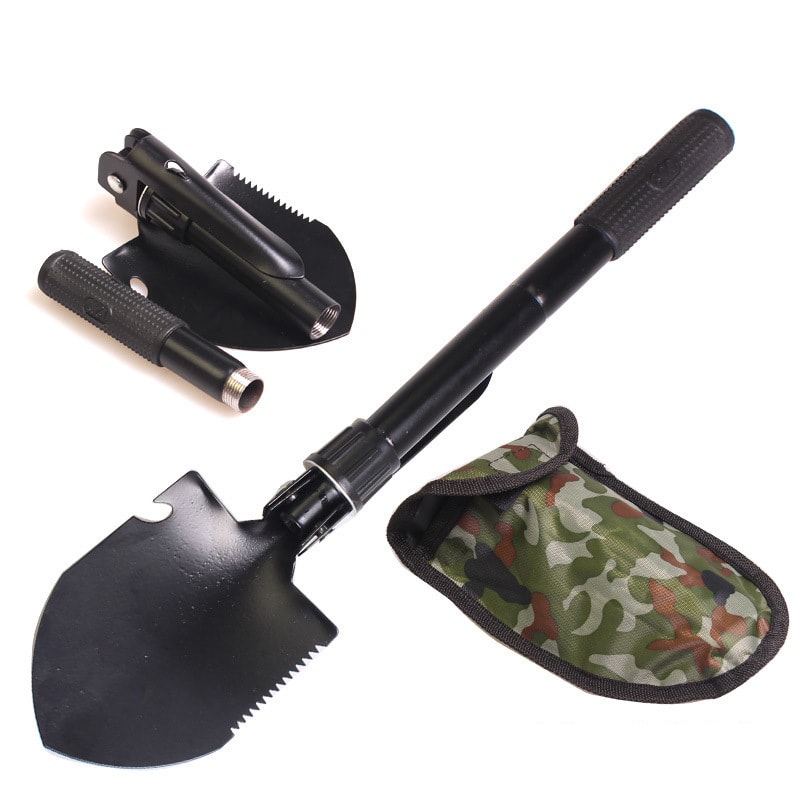 Heavy Duty Multifunctional Folding Shovel for Camping & Survival
