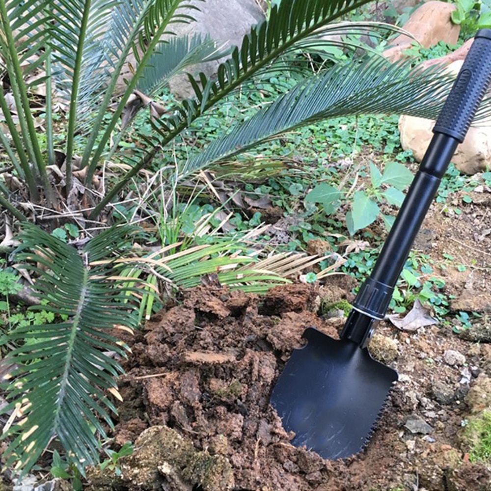 Heavy Duty Multifunctional Folding Shovel for Camping & Survival