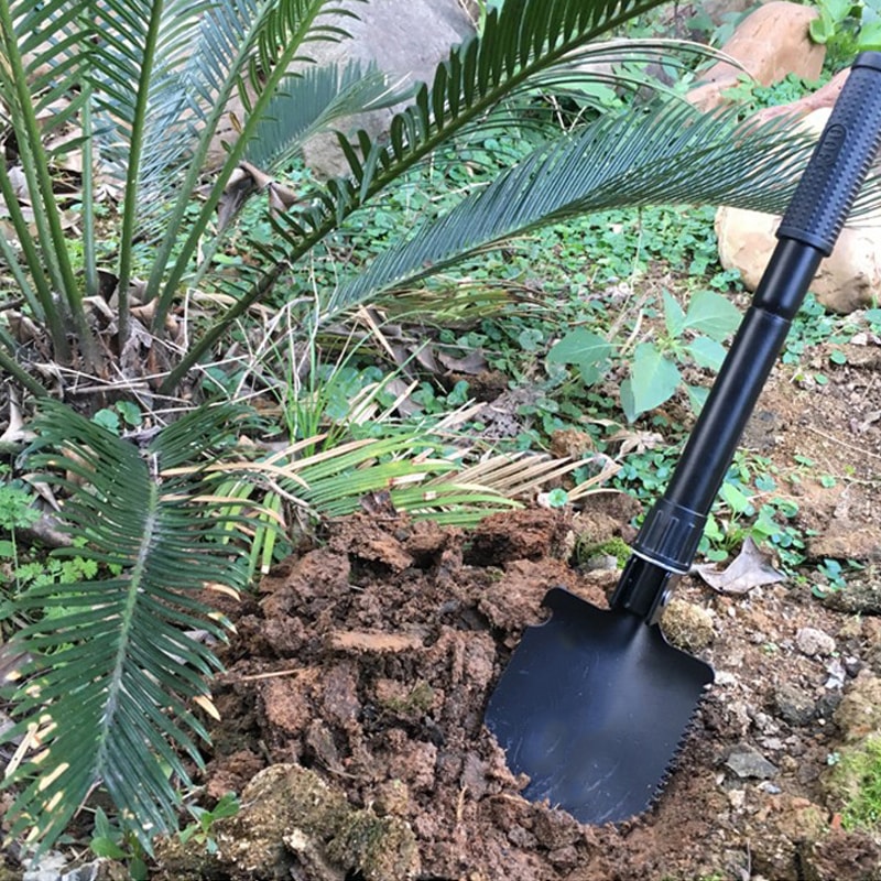 Heavy Duty Multifunctional Folding Shovel for Camping & Survival
