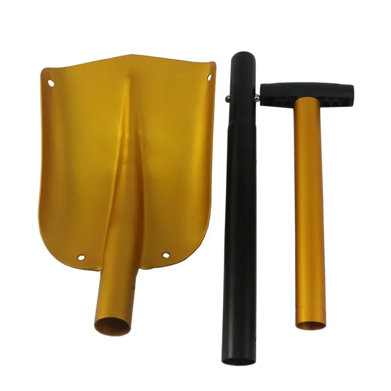 Foldable Car Snow Shovel with Extendable Aluminum Handle Lightweight Emergency Tool