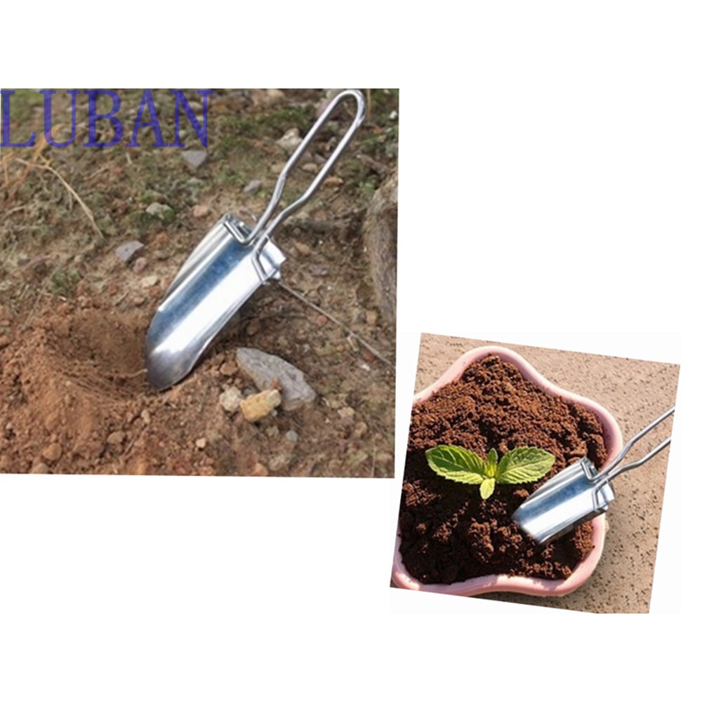 Compact Mini Folding Shovel Durable Camping Spade Portable Garden Tools 4