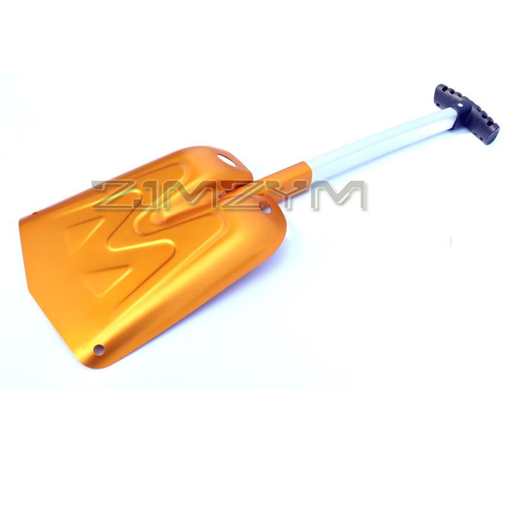 Compact Folding Snow Shovel Lightweight Aluminum Emergency Shovel for Vehicles & Camping