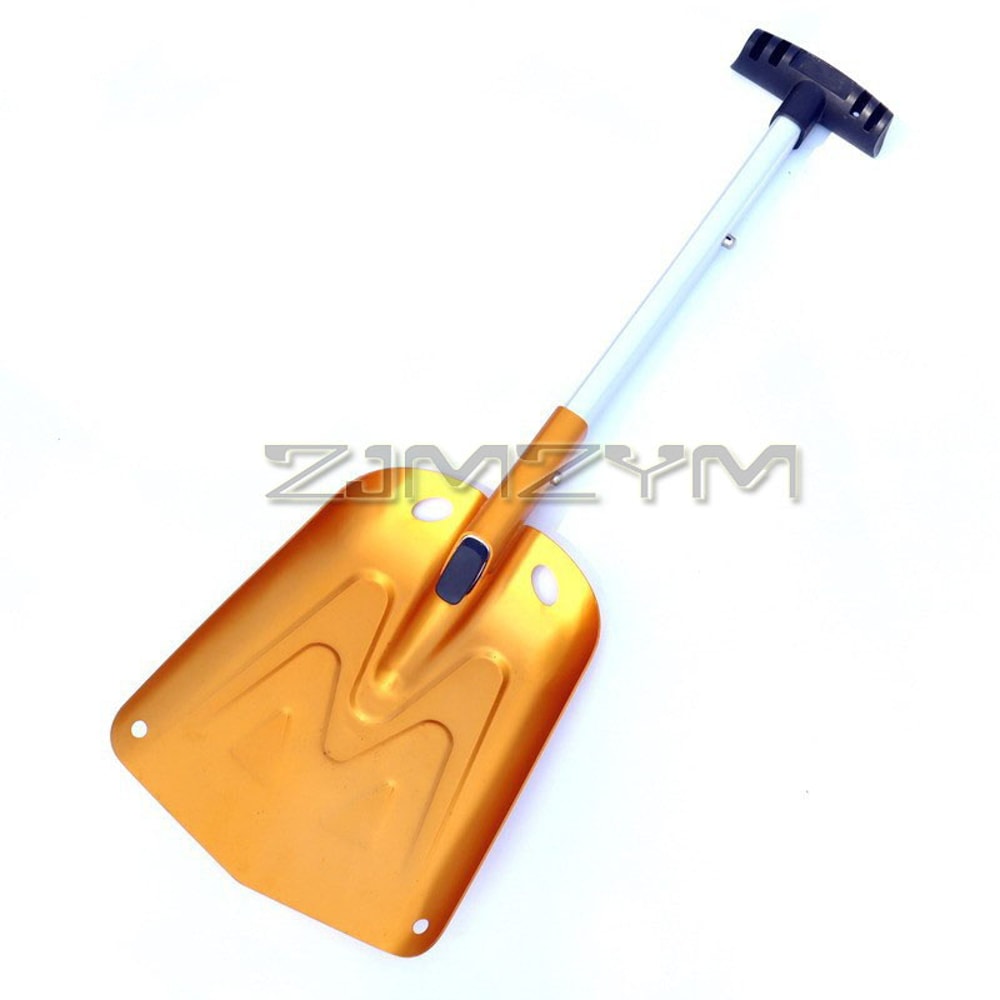 Compact Folding Snow Shovel Lightweight Aluminum Emergency Shovel for Vehicles & Camping