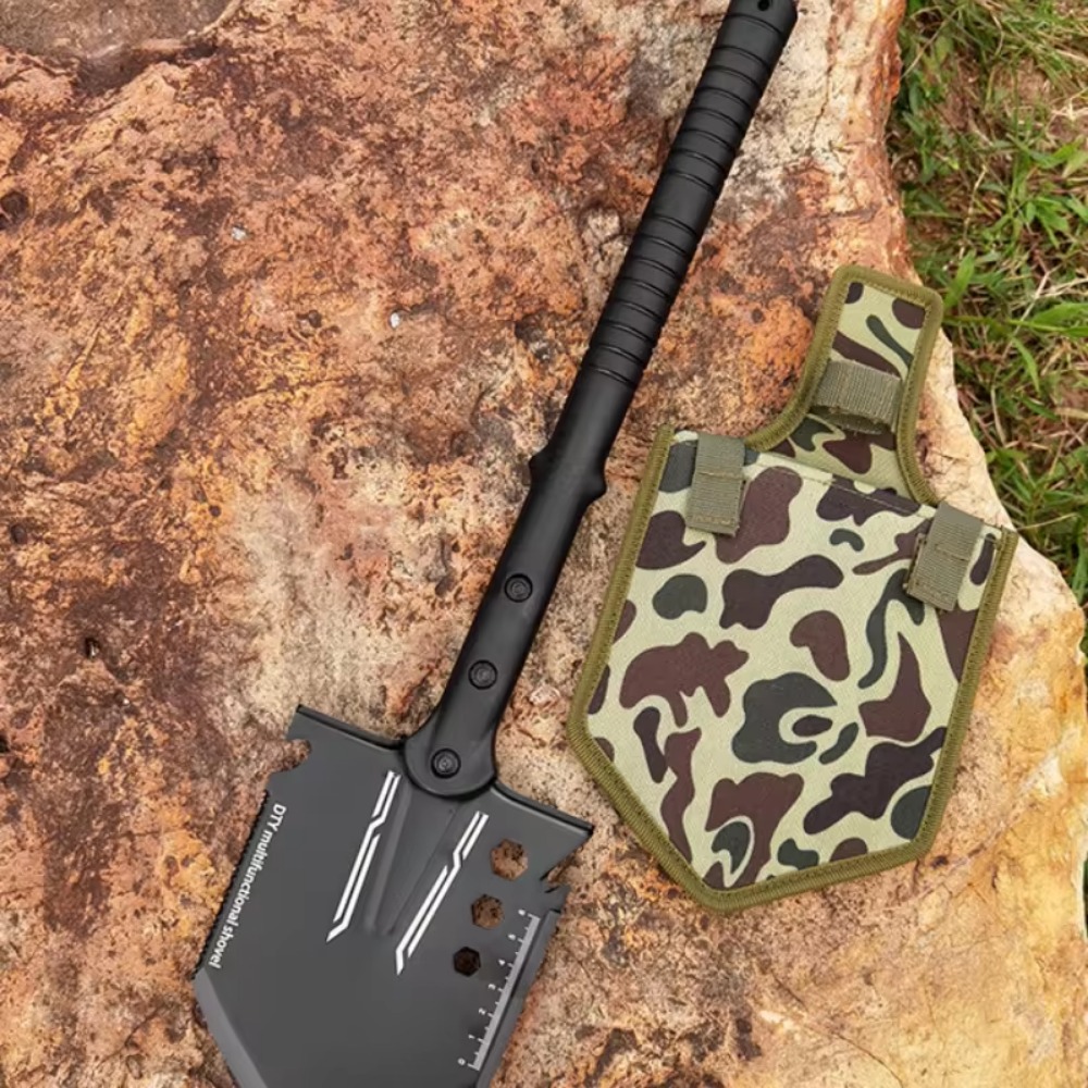 Heavy Duty Multifunctional Camping Shovel Portable Stainless Steel Survival Shovel