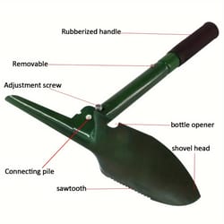heavy duty military shovel multifunctional folding survival shovel for camping & outdoor adventures