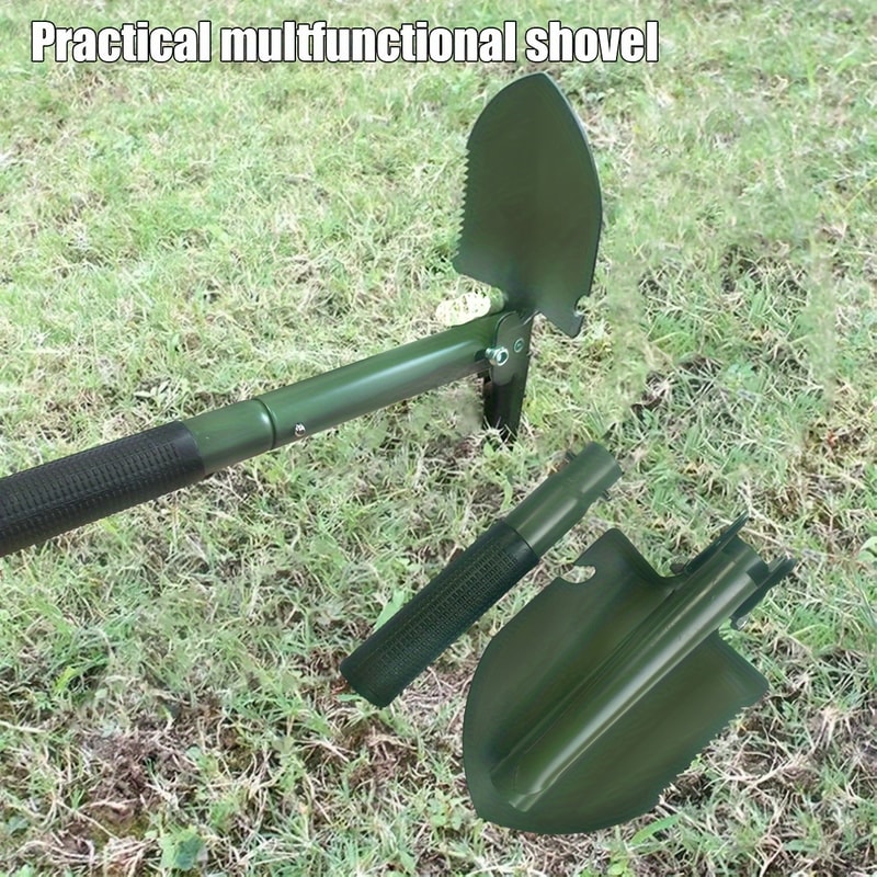 Heavy Duty Military Shovel Multifunctional Folding Survival Shovel For Camping Outdoor Adventures 1