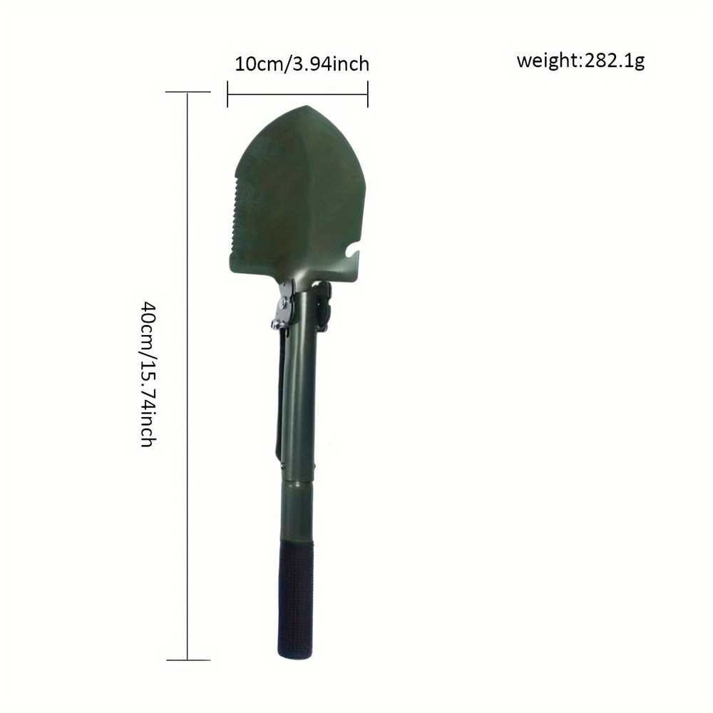 Heavy Duty Military Shovel Multifunctional Folding Survival Shovel For Camping Outdoor Adventures 4