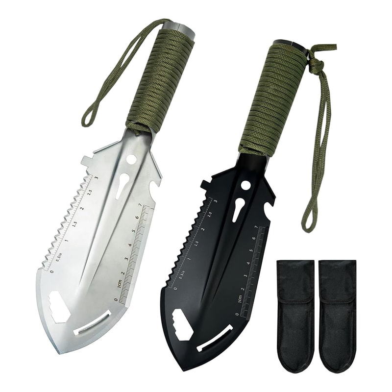 Compact Tactical Shovel Multipurpose Mini Survival & Camping Garden Tool