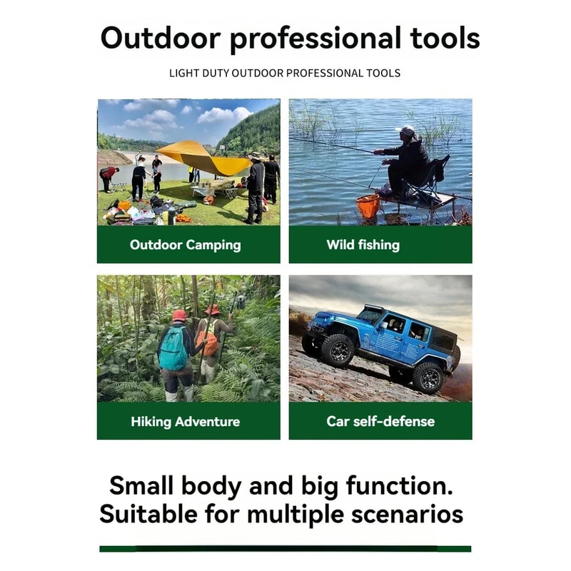 Ultimate Portable Multifunctional Shovel for Camping & Survival