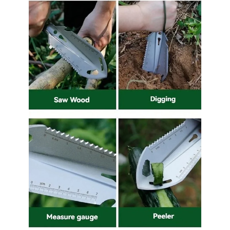 Premium Multifunctional Portable Camping Shovel Survival & Outdoor Tool