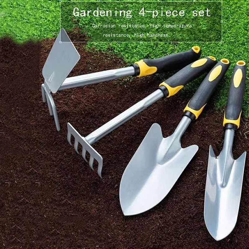 Piece Dual Purpose Gardening Tools Set Planting Spade Weeding Shovel 0