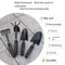 Premium Piece Garden Tool Set Shovel Rake Hoe Trowel For Easy Gardening 2