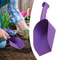 Heavy Duty Garden Scoop & Soil Shovel Tool with Ergonomic Grip Multi Function Planting & Repotting Scoop