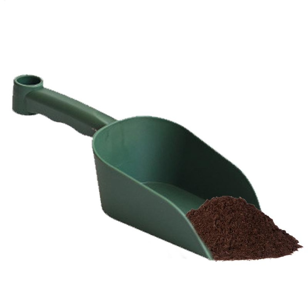 Heavy Duty Garden Scoop & Soil Shovel Tool with Ergonomic Grip Multi Function Planting & Repotting Scoop
