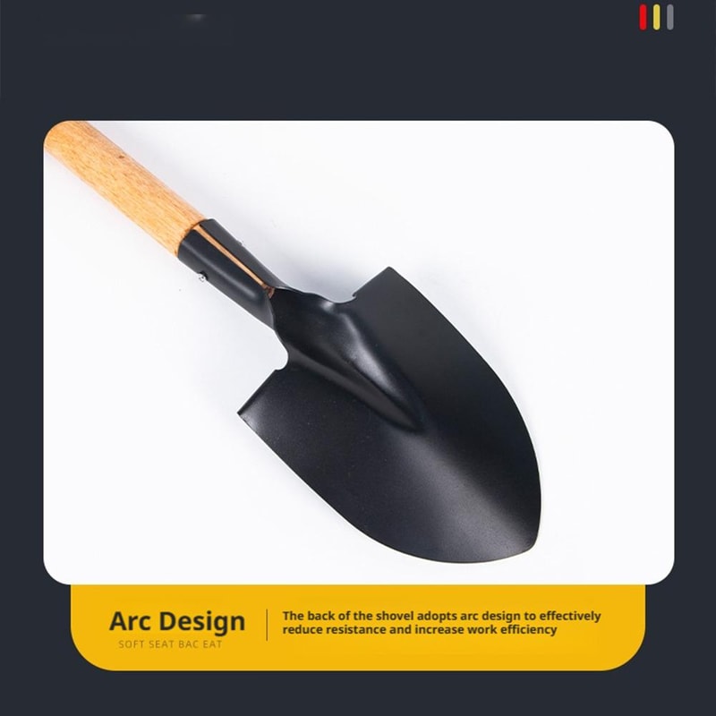 Durable Kids Garden Shovel Waterproof Rustproof Manganese Steel Trowel 2