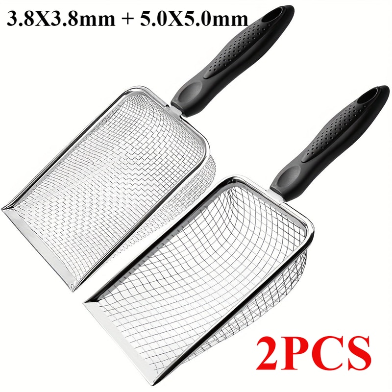 Premium Gardening Soil Sifter Set & Mesh for Compost & Dirt