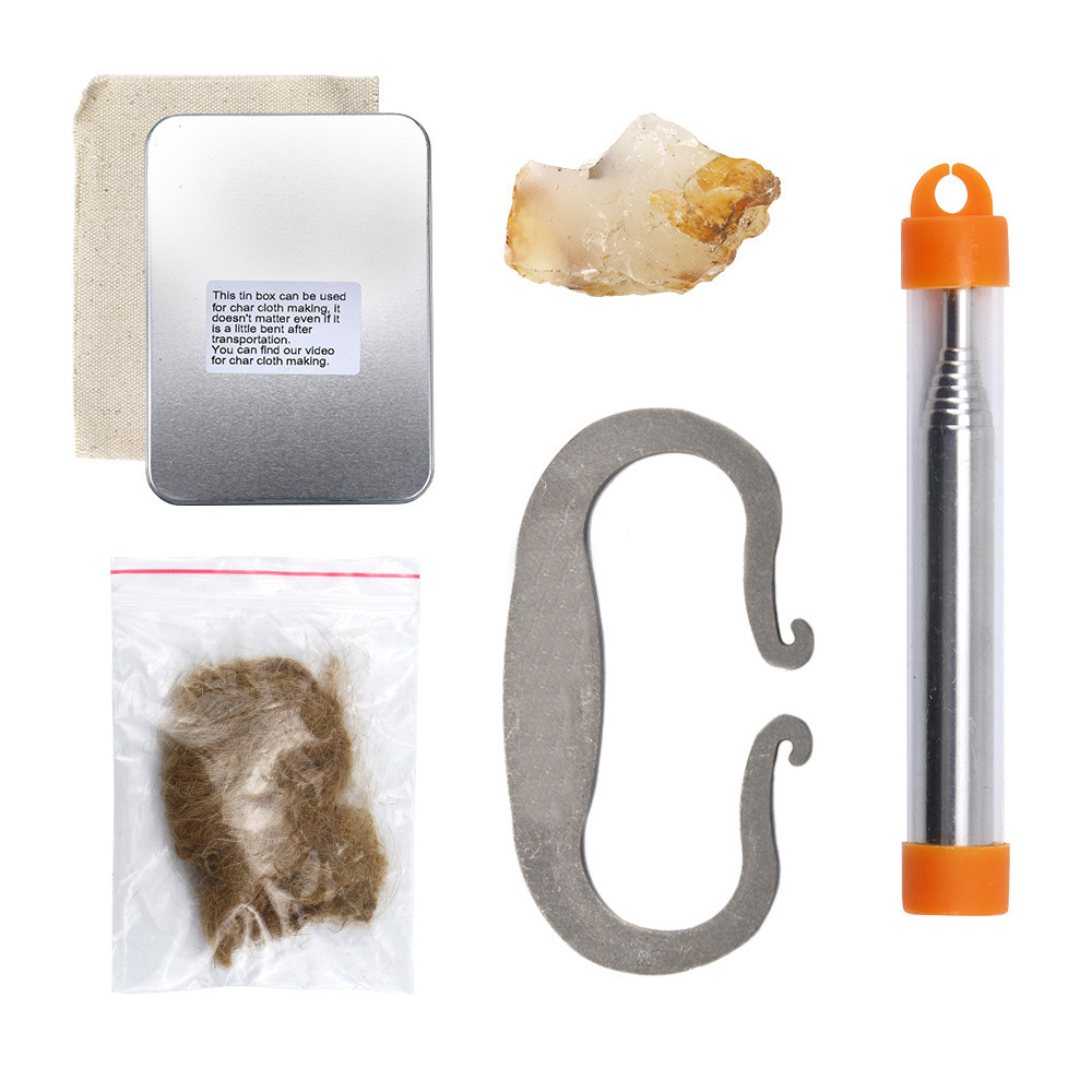 Lightweight Survival Fire Sickle Durable Outdoor Fire Starter Tool