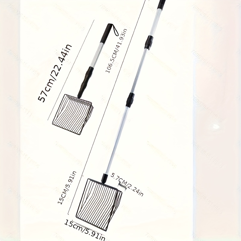Adjustable Chicken Litter Scoop Durable Metal Coop Shovel