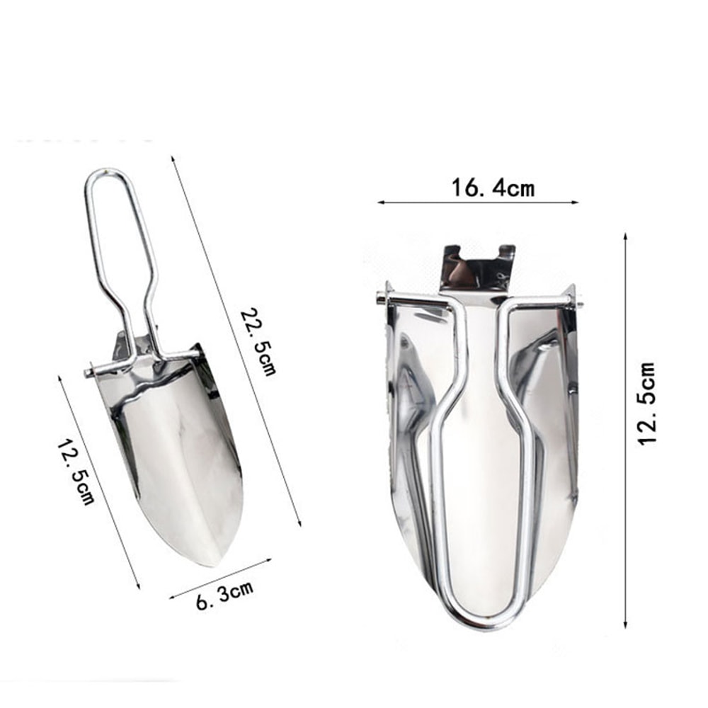 Compact Folding Gardening Shovel Multifunctional Portable Garden Spade for Planting & Transplanting