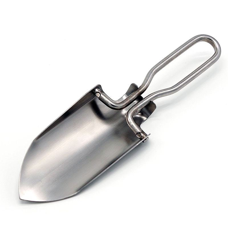 Compact Folding Gardening Shovel Multifunctional Portable Garden Spade for Planting & Transplanting