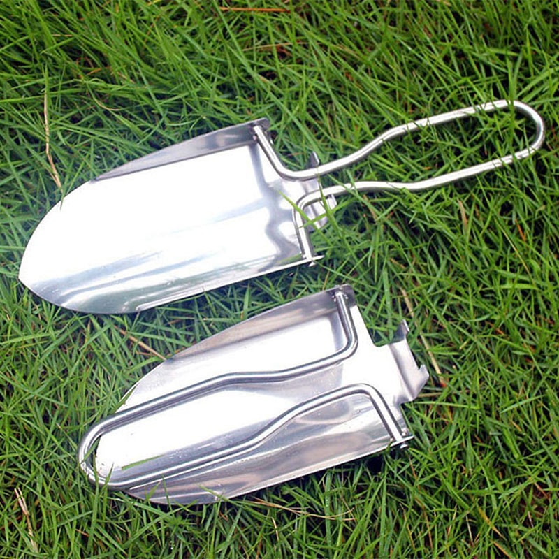 Compact Folding Gardening Shovel Multifunctional Portable Garden Spade for Planting & Transplanting