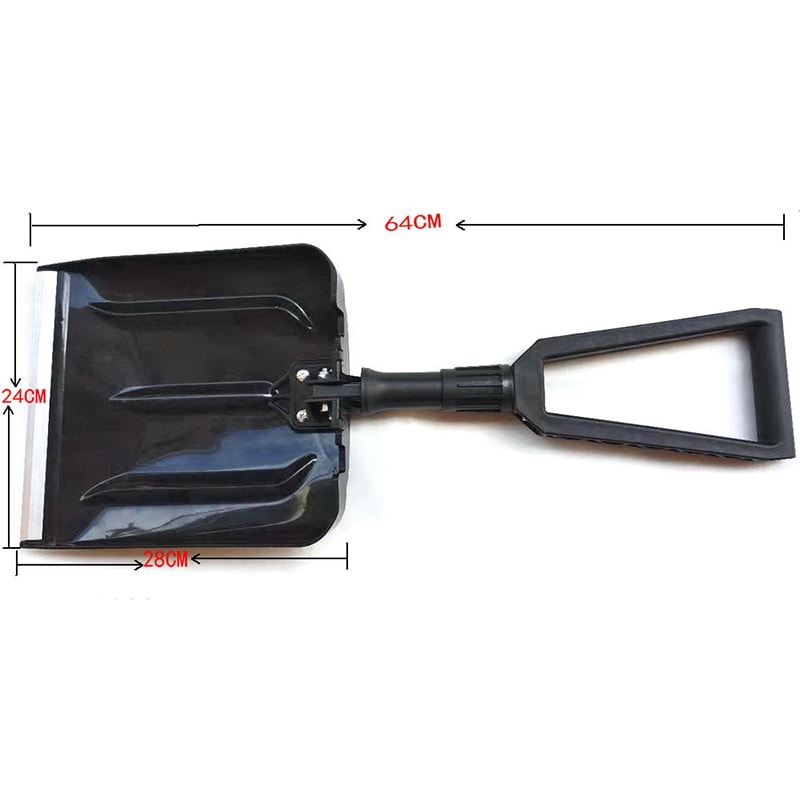 Folding Snow Shovel Portable Heavy Duty Snow Removal Tool