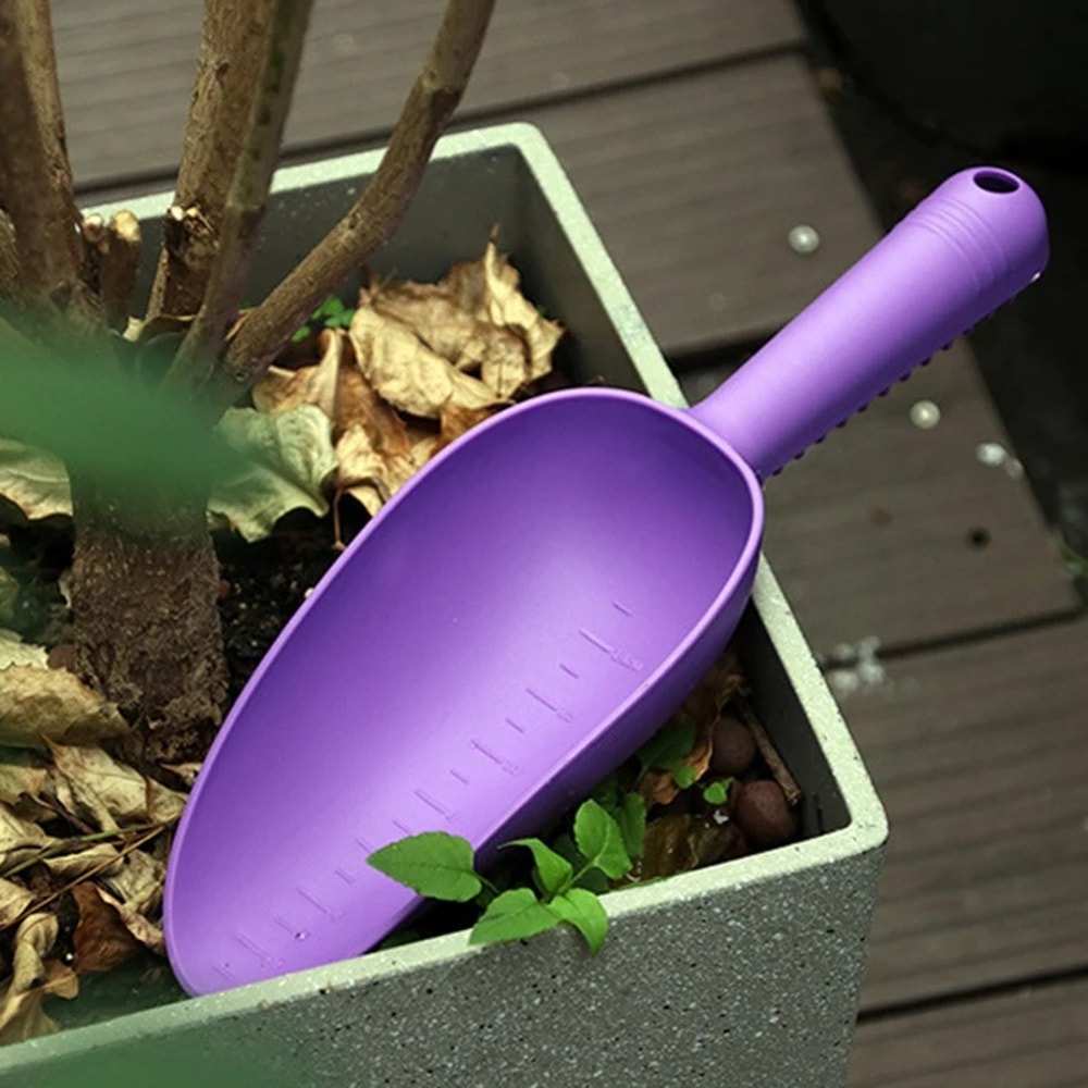 Heavy Duty Multifunction Gardening Shovel & Garden Hand Trowel Planting Tool for Soil, Sand & Pet Food