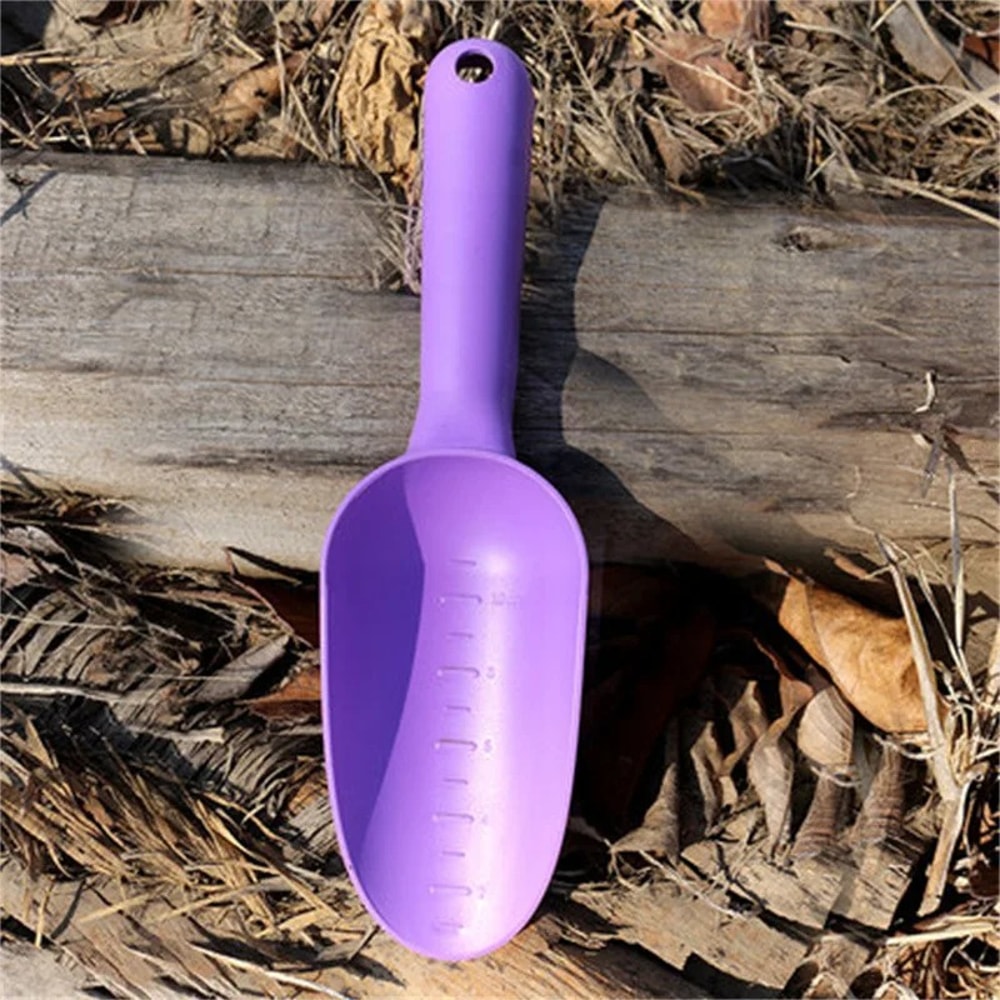 Heavy Duty Multifunction Gardening Shovel & Garden Hand Trowel Planting Tool for Soil, Sand & Pet Food