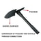Heavy Duty Folding Military Shovel Multifunctional Outdoor Camping Tool