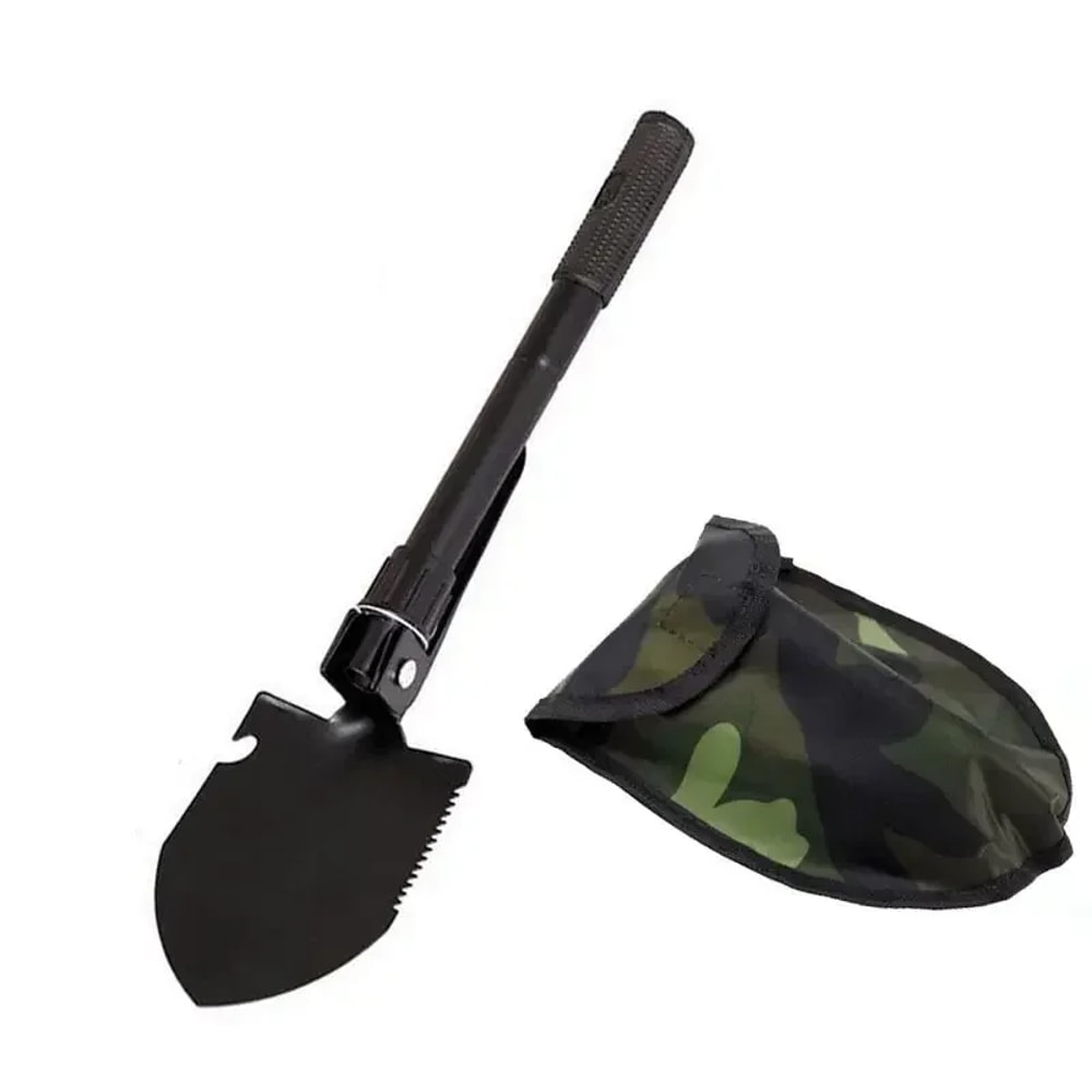 Heavy Duty Folding Military Shovel Multifunctional Outdoor Camping Tool
