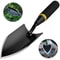 Heavy Duty Garden Trowel with Rubberized Handle for Easy Soil Digging & Transplanting