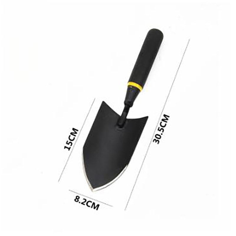 Heavy Duty Garden Trowel with Rubberized Handle for Easy Soil Digging & Transplanting