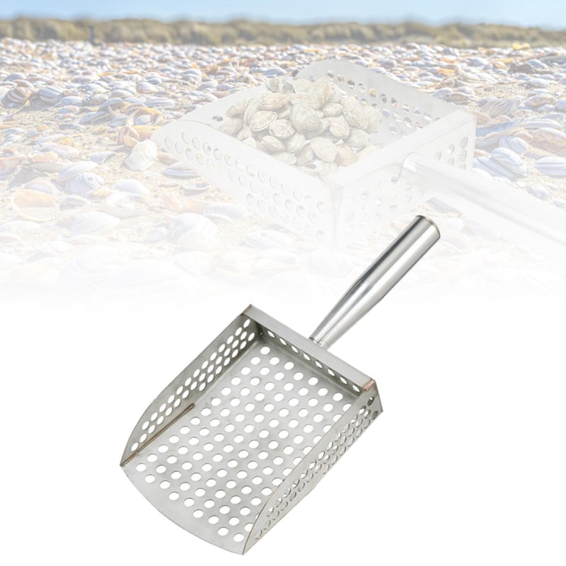 Ergonomic Sand Scoop for Metal Detecting & Beach Clam Digging