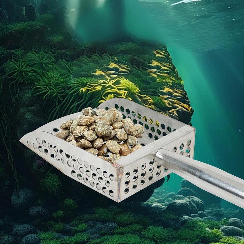 Ergonomic Sand Scoop for Metal Detecting & Beach Clam Digging