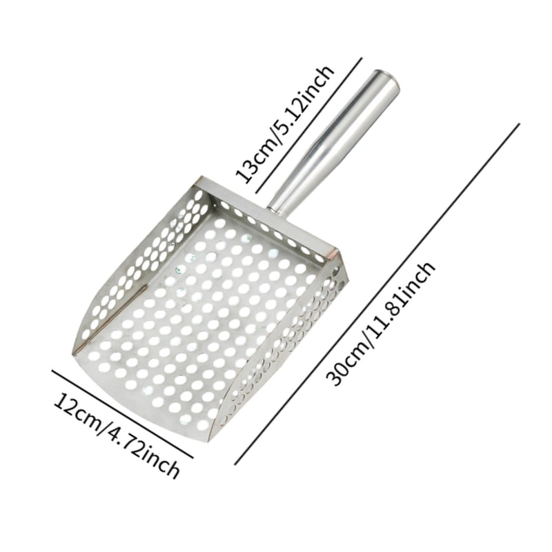 Ergonomic Sand Scoop for Metal Detecting & Beach Clam Digging