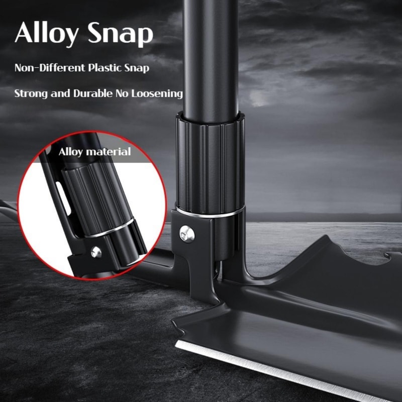 Tactical Foldable Camping Shovel Portable Multifunctional Hiking Tool Entrenching Gear 1