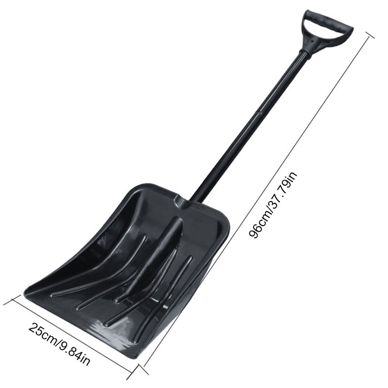 Lightweight Aluminum Snow Shovel – Large Capacity for Car, Garden & Camping