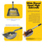 Heavy Duty Metal Fireplace Ash Shovel & Sifter for Wood Stoves and Fire Pits